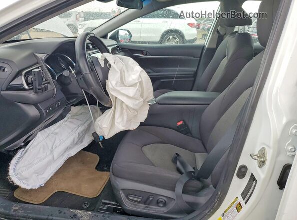 4T1C11AK6LU917596 2020 TOYOTA CAMRY White წინა სალონის ხედი