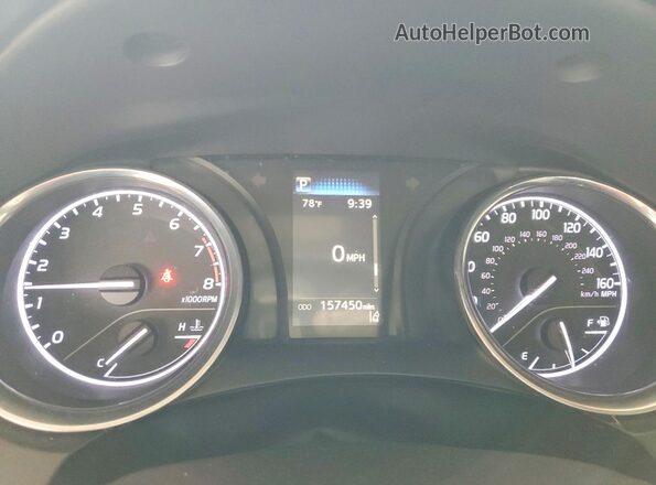 4T1C11AK7LU346071 2020 TOYOTA CAMRY White Սարքավորումների վահանակի տեսք