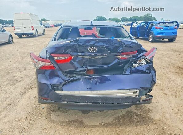 4T1C11AK8NU073399 2022 TOYOTA CAMRY Blue Vista trasera