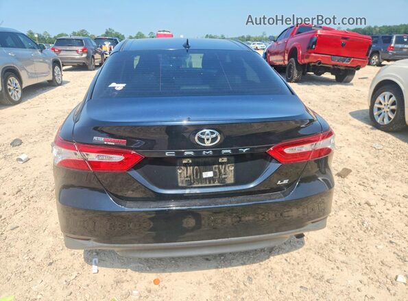 4T1C11AK9LU975847 2020 TOYOTA CAMRY Black Widok z tyłu