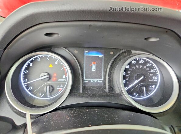 4T1C11AKXPU106499 2023 TOYOTA CAMRY Red Vista del cuadro de instrumentos