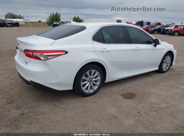 4T1C11BK2LU018300 2020 TOYOTA CAMRY White Задня права чверть