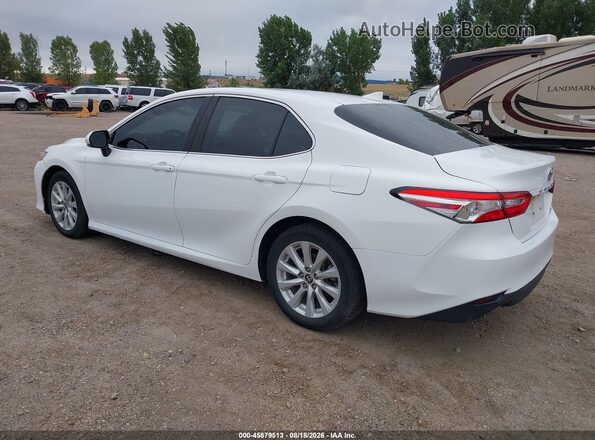 4T1C11BK2LU018300 2020 TOYOTA CAMRY White Задня ліва чверть