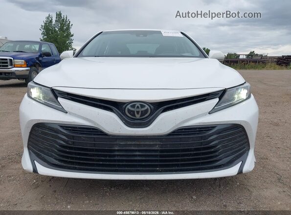 4T1C11BK2LU018300 2020 TOYOTA CAMRY White Вид задньої частини салону