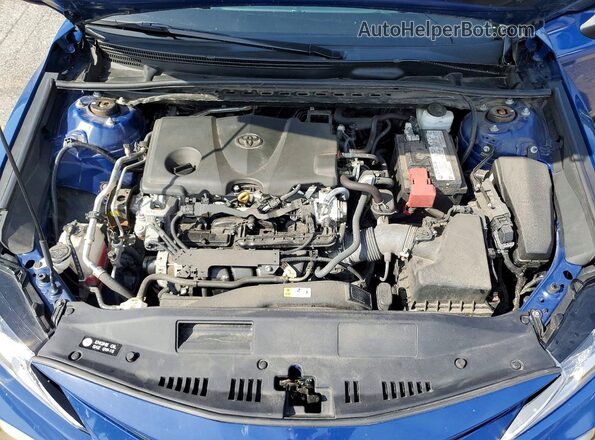4T1C11BK6PU073211 2023 TOYOTA CAMRY Синий Вид задней части салона