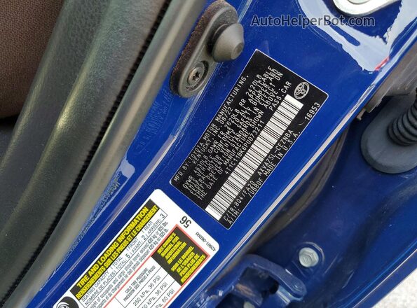 4T1C11BK6PU073211 2023 TOYOTA CAMRY Синий Вид подкапотного пространства