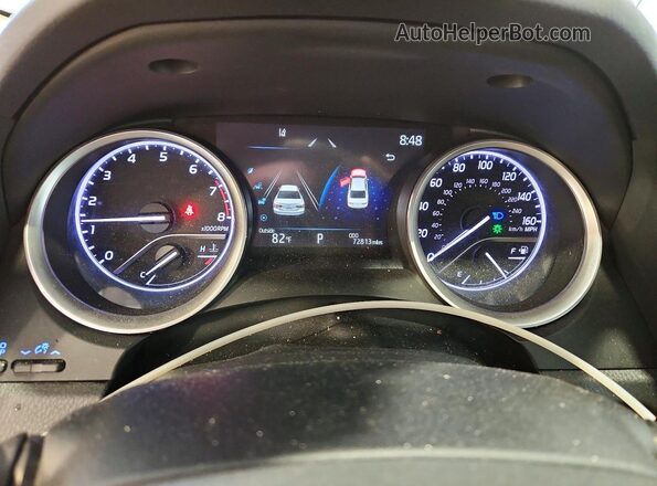 4T1C11BKXMU032284 2021 TOYOTA CAMRY White Սարքավորումների վահանակի տեսք