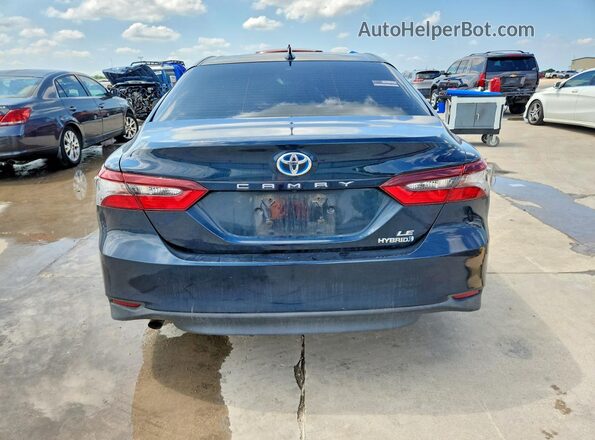 4T1C31AKXMU548849 2021 TOYOTA CAMRY Blue Вид ззаду