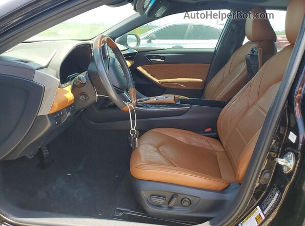 4T1CZ1FB3MU058115 2021 TOYOTA AVALON Black Widok wnętrza z przodu