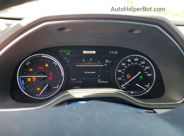 4T1D21FB5LU018710 2020 TOYOTA AVALON Blue Սարքավորումների վահանակի տեսք