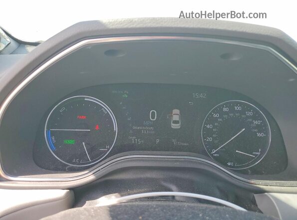 4T1D21FB8LU018118 2020 TOYOTA AVALON White Widok zestawu wskaźników