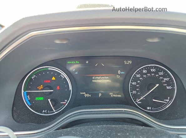 4T1D21FB9LU015065 2020 TOYOTA AVALON Black Vista del cuadro de instrumentos