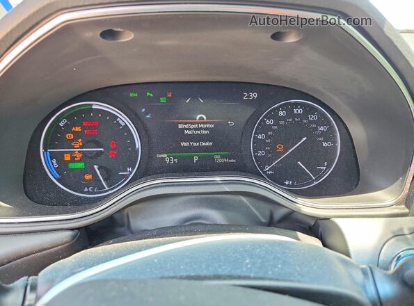 4T1DA1AB7NU012601 2022 TOYOTA AVALON Silver Widok zestawu wskaźników