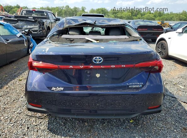 4T1DA1ABXMU004054 2021 TOYOTA AVALON Blue უკანა ხედი