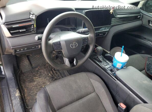4T1DAACK0SU002856 2025 TOYOTA CAMRY Black Вид панелі приладів