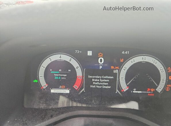 4T1DAACK0SU045013 2025 TOYOTA CAMRY White Instrument cluster view