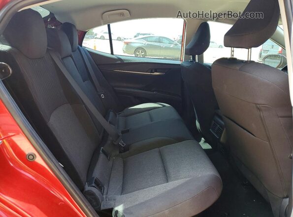 4T1DAACK0SU123452 2025 TOYOTA CAMRY Red Вид задніх сидінь