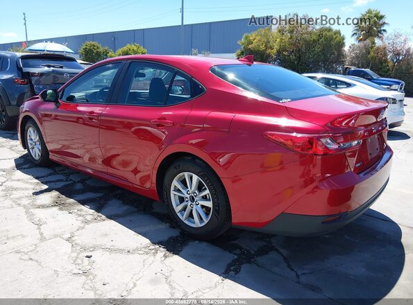 4T1DAACK0SU128120 2025 TOYOTA CAMRY Red Задня ліва чверть