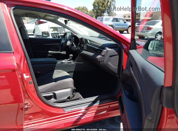 4T1DAACK0SU128120 2025 TOYOTA CAMRY Red Вид салону спереду