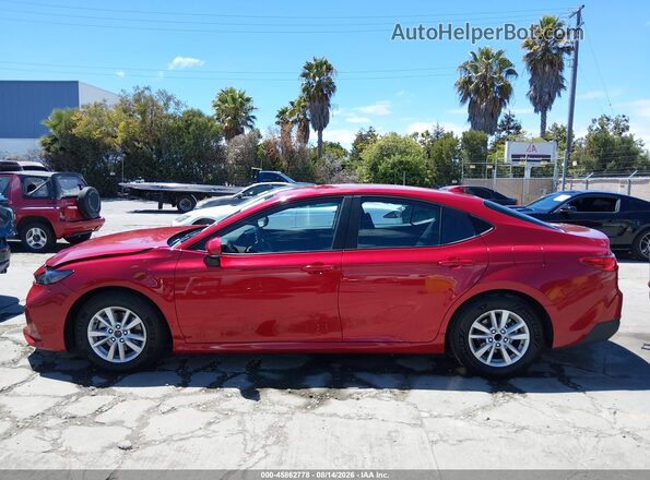 4T1DAACK0SU128120 2025 TOYOTA CAMRY Red Панорамний вид салону 360°