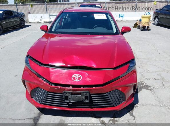 4T1DAACK0SU128120 2025 TOYOTA CAMRY Red Вид щитка приладів