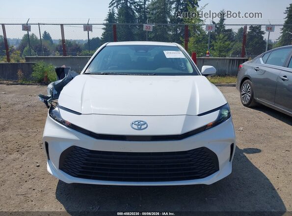 4T1DAACK0SU142051 2025 TOYOTA CAMRY White Вид щитка приладів