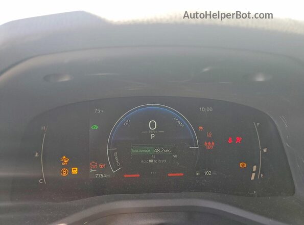 4T1DAACK0SU185305 2025 TOYOTA CAMRY White Instrument cluster view