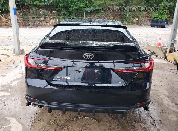 4T1DAACK0SU188527 2025 TOYOTA CAMRY Black Հետևի տեսք