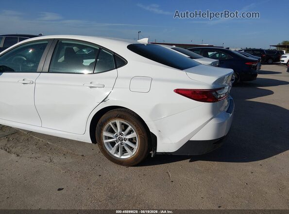 4T1DAACK0SU204063 2025 TOYOTA CAMRY White Vista frontal
