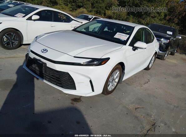 4T1DAACK0SU204063 2025 TOYOTA CAMRY White Vista tres cuartos delantera izquierda