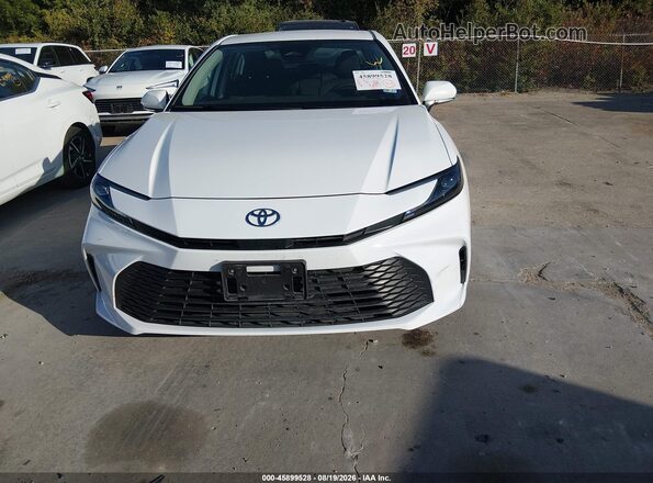 4T1DAACK0SU204063 2025 TOYOTA CAMRY White Vista del cuadro de instrumentos