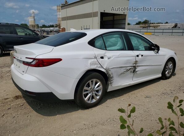 4T1DAACK0SU574770 2025 TOYOTA CAMRY Белый Задняя правая четверть