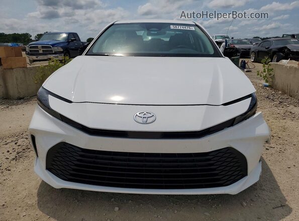 4T1DAACK0SU574770 2025 TOYOTA CAMRY Белый Вид спереди