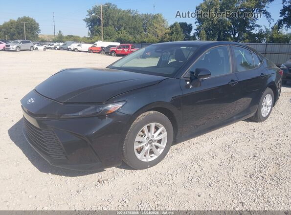 4T1DAACK0SU598213 2025 TOYOTA CAMRY Black წინა მარცხენა ხედი სამი მეოთხედიდან