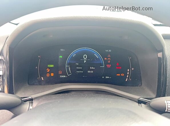 4T1DAACK0SU617326 2025 TOYOTA CAMRY Blue Vista del cuadro de instrumentos