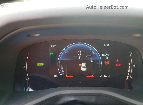 4T1DAACK0TU296244 2026 TOYOTA CAMRY Серый Вид щитка приборов