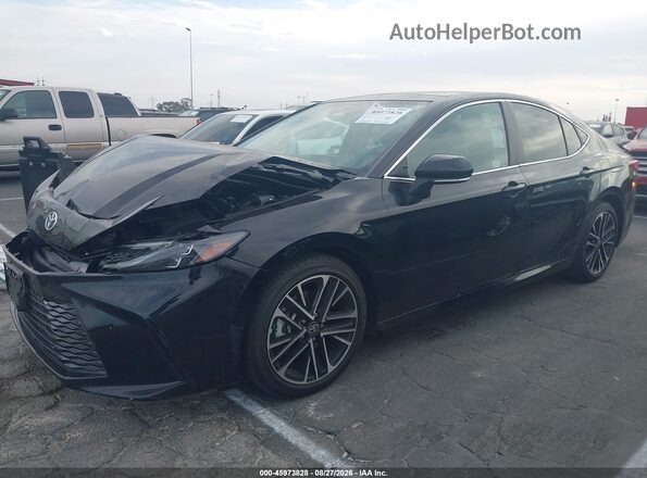 4T1DAACK1SU001859 2025 TOYOTA CAMRY Black Առջևի ձախ երեք քառորդ տեսարան