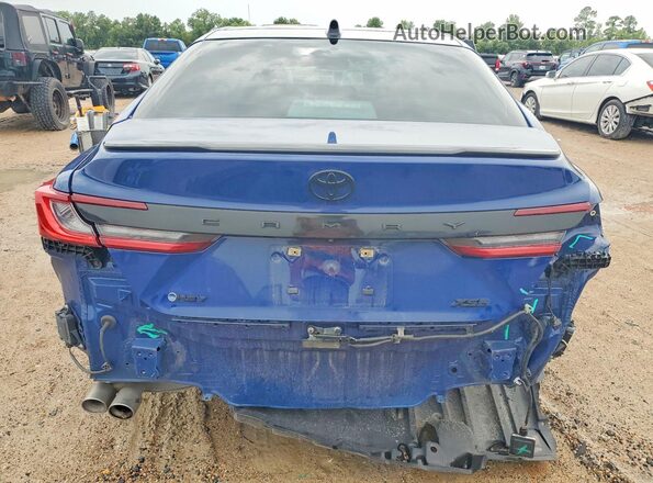 4T1DAACK1SU006558 2025 TOYOTA CAMRY Синий Вид сзади
