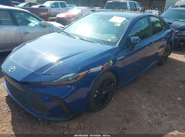 4T1DAACK1SU035557 2025 TOYOTA CAMRY Blue წინა მარცხენა ხედი სამი მეოთხედიდან