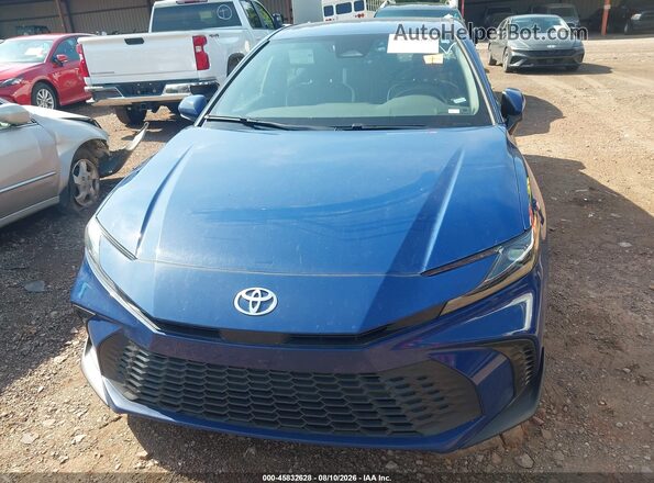 4T1DAACK1SU035557 2025 TOYOTA CAMRY Blue ხელსაწყოთა პანელის ხედი