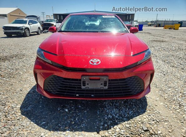 4T1DAACK1SU049863 2025 TOYOTA CAMRY Красный Вид спереди