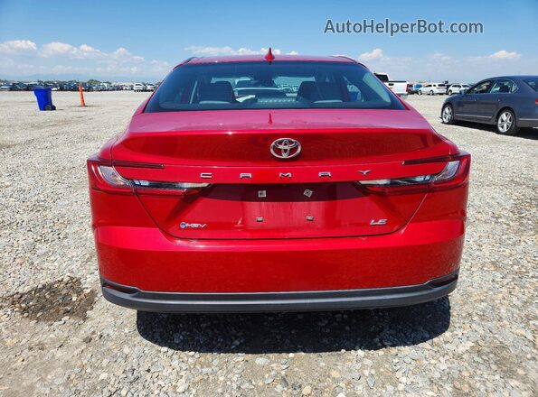 4T1DAACK1SU049863 2025 TOYOTA CAMRY Красный Вид сзади