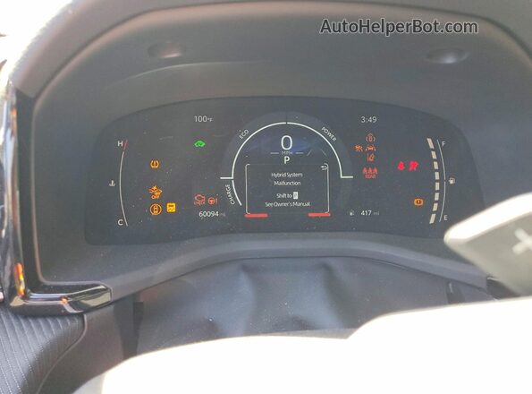 4T1DAACK1SU067585 2025 TOYOTA CAMRY Black ხელსაწყოთა პანელის ხედი