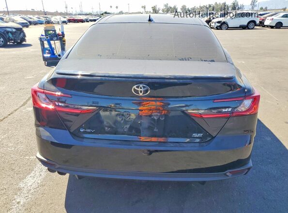 4T1DAACK1SU067585 2025 TOYOTA CAMRY Black უკანა ხედი