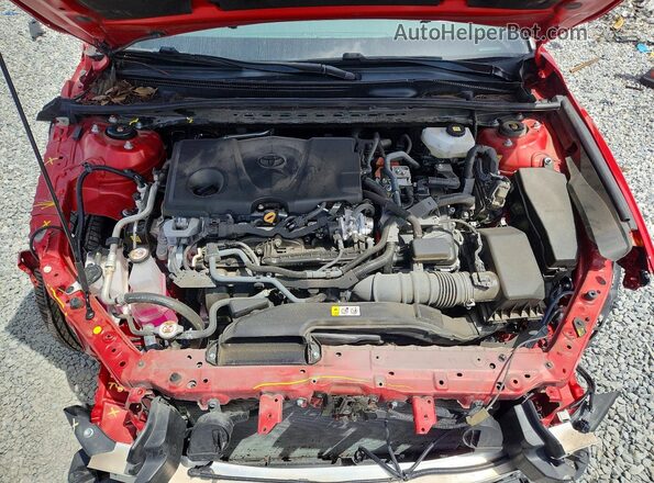 4T1DAACK1SU114159 2025 TOYOTA CAMRY Red Սալոնի հետևի տեսք