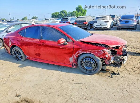 4T1DAACK1SU184681 2025 TOYOTA CAMRY Red Vista del cuadro de instrumentos