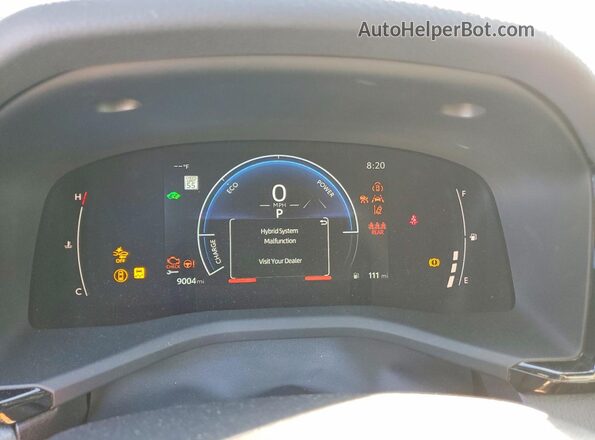 4T1DAACK1SU185796 2025 TOYOTA CAMRY Blue ხელსაწყოთა პანელის ხედი