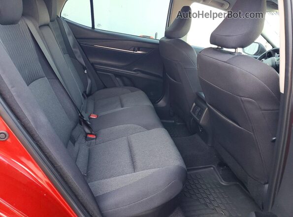 4T1DAACK1SU196376 2025 TOYOTA CAMRY Red Vista de los asientos traseros