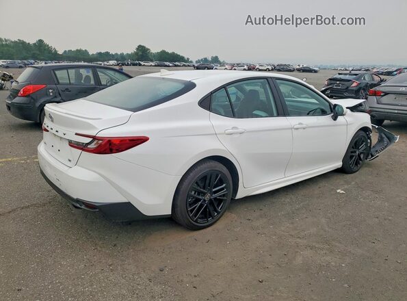 4T1DAACK1SU606643 2025 TOYOTA CAMRY Белый Задняя правая четверть