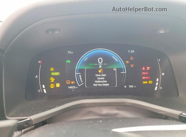 4T1DAACK1SU606643 2025 TOYOTA CAMRY Белый Вид щитка приборов